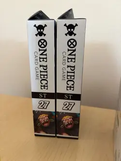 One Piece: Black Marshall.D.Teach Starter Deck (ST-27) Lot of 2 - Image 1