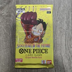One piece OP-07 500 Years in the Future Game Booster pack seal English - Image 1