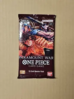 One Piece TCG Paramount War Booster Pack OP02 English New Sealed 811039039103 - Image 1