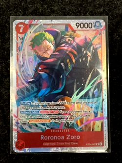 One Piece Roronoa Zoro EB04-007 SR ENGLISH OP15/NM - Image 1
