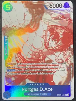 One Piece - Portgas.D.Ace (3rd Anniversary Treasure Campaign Pack) OP07-053 Red - Image 1