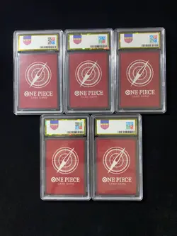 2025 One Piece TCG S-Chinese Monkey D. Luffy #ST13-003 L PGS 10 Lot*5 LU57 - Image 2