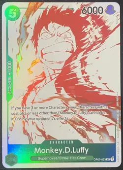 One Piece - Monkey.D.Luffy OP07-033 - 3rd Anniversary Treasure Campaign Promo - Image 1