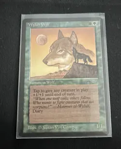 MAGIC THE GATHERING MTG - Arabian Nights *** WYLULI WOLF *** Lightly Played - Image 5