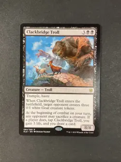 Clackbridge Troll - Throne of Eldraine - Magic the Gathering - MTG - Image 1