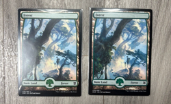 2x Forest (278/280) - FULL ART MTG Zendikar Rising NM Magic Regular - Image 1