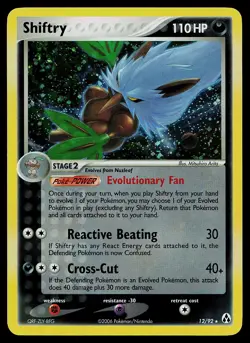 Pokemon Card - Shiftry Legend Maker 12/92 Holo Rare - Image 1
