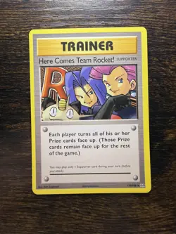 Here Comes Team Rocket! 113/108 Evolutions Secret Rare Non Holo Pokemon Card - Image 1
