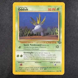 Pokemon TCG Oddish Jungle 58/64 Unlimited Common WOTC Italian Card - Image 1