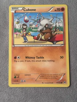 Pokemon TCG Cubone XY Breakthrough Card 77/162 Regular Common - Image 1