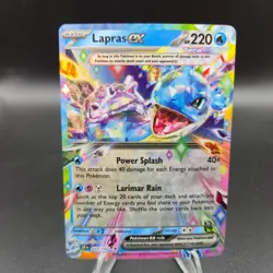Lapras EX 032/142 Pokemon Card - SV07: Stellar Crown - NM - Image 1