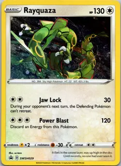 Rayquaza #SWSH029 SWSH: Sword & Shield Promo Cards Pokemon Near Mint or Better - Image 1