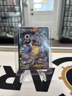 Blastoise EX XY122 - Holo Promo Card - Highly Played Condition - Image 1