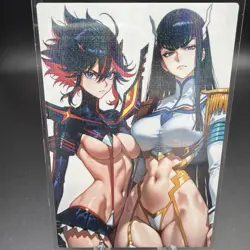 Ryuko & Satsuki Kill La Kill Anime Waifu Card Doujin ACG Goddess Holo - Image 1