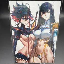 Ryuko & Satsuki Kill La Kill Anime Waifu Card Doujin ACG Goddess Holo - Image 2