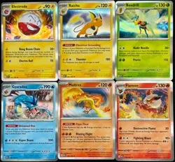 2023 POKEMON SCARLET & VIOLET 151 HOLO RARE - 6 CARD LOT - Image 1