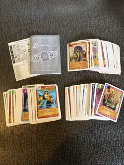 Vintage Redemption Trading Card Game Lot Of 149 Cards with Gift Set Tin - Image 1