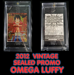 2012 One Piece OMEGA LUFFY Miracle Battle Carddas SEALED CARD PROMO PACK RARE - Image 1