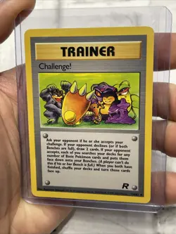 Challenge! 74/82 Team Rocket Pokemon Unlimited Vintage Vtg NM/MT Nintendo Card - Image 2