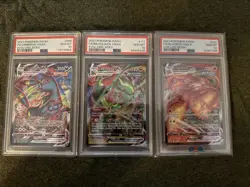 Psa Graded Pokemon Card Lot X3 - Image 1
