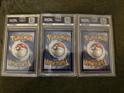Psa Graded Pokemon Card Lot X3 - Image 2