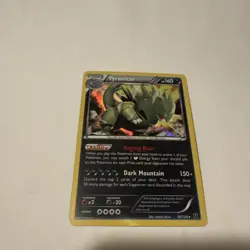 Pokemon Tyranitar Holo Rare XY Fates Collide 56/124 card - Image 1