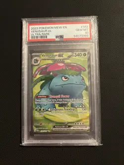 Pokemon Venusaur EX Holo Ultra Rare TCG Card 182/165 Scarlet & Violet 151 PSA 10 - Image 2