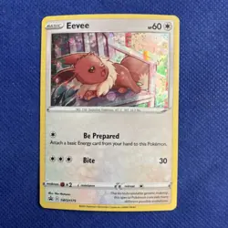 Eevee SWSH175 Black Star Promo Fusion Strike NM Pokemon Card (c) - Image 1