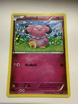 McDonald's 2013 Snubbull Holo Card #8/12 HP t DMG - Image 1