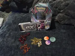 Japan Official Pokemon Trading Card Game Acrylic Damage Counters Set W/box - Image 1