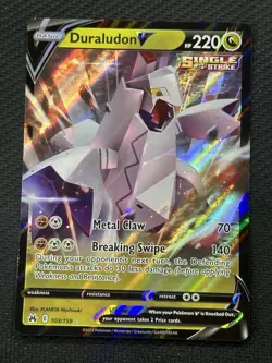 Pokemon Duraludon V 103/159 Crown Zenith Ultra Rare Holo 220HP Card - Image 1