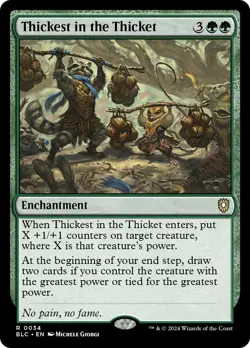 Thickest in the Thicket [Bloomburrow Commander] Magic MTG - Image 1