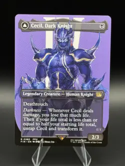 MTG Cecil, Dark Knight (Borderless) Final Fantasy 380 NM Regular - Image 1