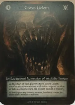 Crave Golem Nonfoil - Sorcery Contested Realm Beta - Image 1
