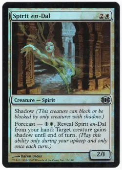Spirit en-Dal 2007 Future Sight FOIL White Uncommon Creature MTG SP - NM AZ1 - Image 1