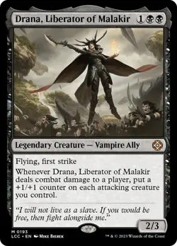 Drana, Liberator of Malakir [The Lost Caverns of Ixalan Commander] Magic MTG - Image 1