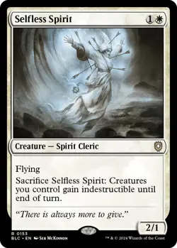 Selfless Spirit [Bloomburrow Commander] Magic MTG - Image 1