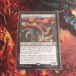 x1 Persistent Constrictor [Mint/NM] ~ Commander: Duskmourn: House of Horror - Image 1