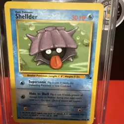 1999 Pokemon Fossil Shellder 1st Ed 54/62 CGC 10 GEM MINT WotC Vintage 🐚💎 - Image 4
