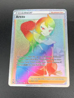 Arezu - 204/196 - Hyper Secret Rare Sword & Shield: Lost Origin Pokemon NM 2022 - Image 1