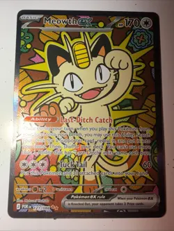 Meowth EX 121/088 - Pokemon TCG: Perfect Order -Special Illustration Rare - SIR - Image 1