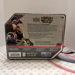 Shiny Charizard ex Paldean Fates Scarlet and Violet Pokemon TCG Tin - Image 2