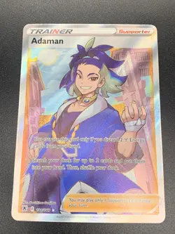 Adaman 181/189 Full Art Ultra Rare SWSH Astral Radiance Pokemon NM 2022 - Image 1