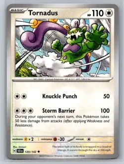 Tornadus #120/142 Stellar Crown Uncommon - Pokemon Cards F54 - Image 1