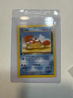 Krabby 1ST EDITION 51/62 Fossil 1999 Regular Pokemon TCG - Image 1