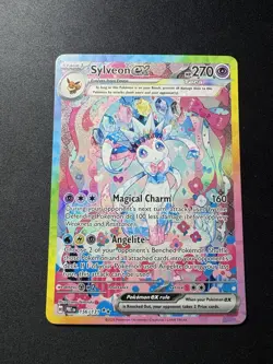 Sylveon ex SIR Pokemon Prismatic Evolutions #156/131 Pack Fresh - Image 1
