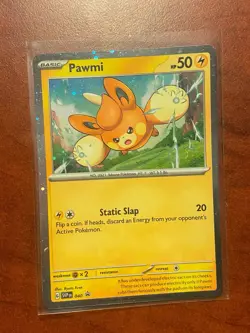 Pokemon TCG Pawmi (Cosmos Holo) 040 Sv: Scarlet & Violet Black Star Promo - Image 2