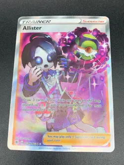 Allister TG24/TG30 Full Art Ultra Rare Sword & Shield Astral Radiance Pokemon NM - Image 1