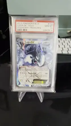 Pokemon Lugia EX Legendary Treasures Ultra Rare #102 PSA 10 Gem Mint POP 48 - Image 2