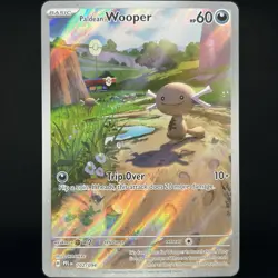 Pokemon TCG Phantasmal Flames Paldean Wooper Holo Illustration Rare 102/094 NM - Image 1